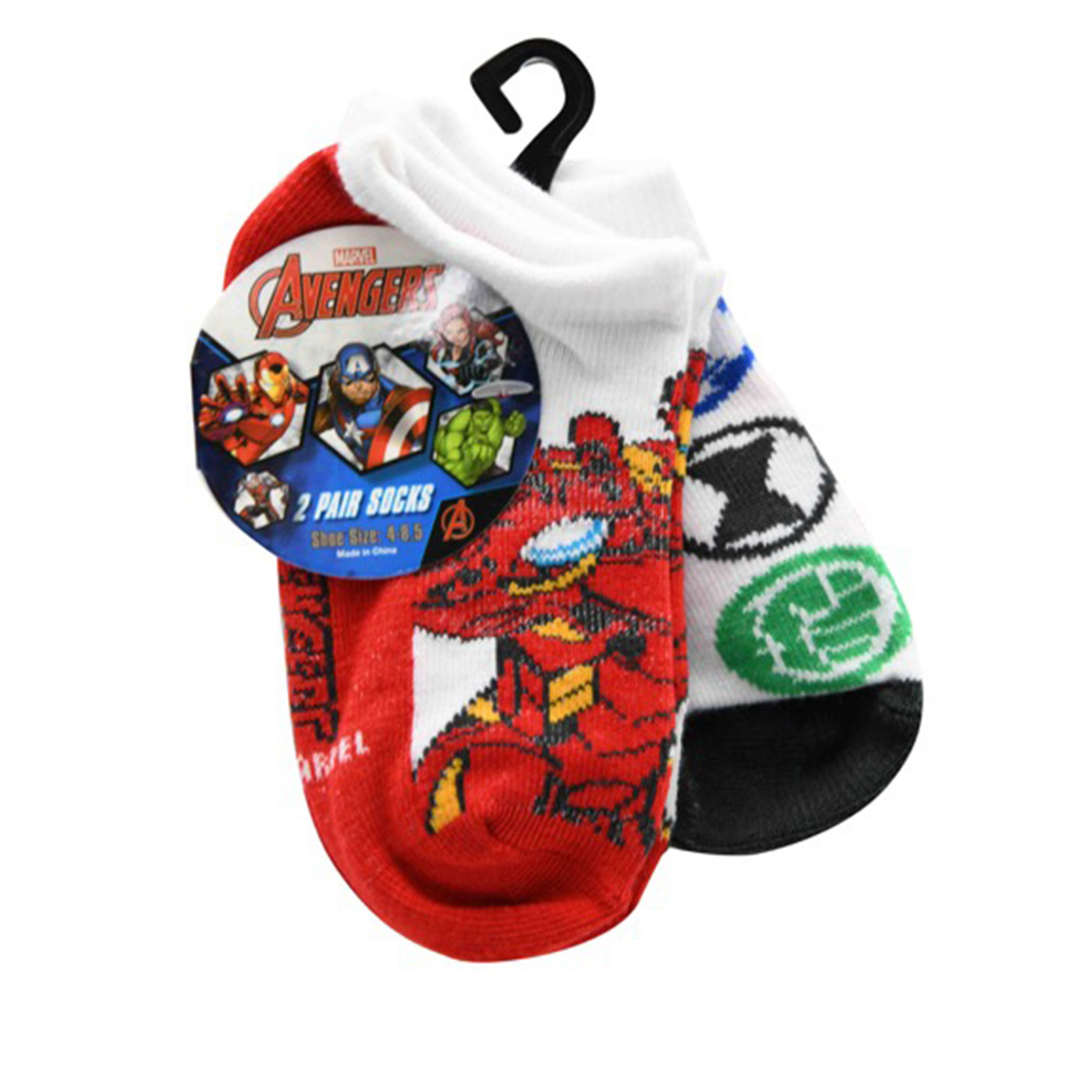 Avengers Toddlers 2-Pack Socks
